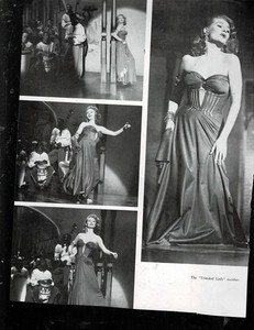 SUPER RARE!! 8X10 1930s ORIGINAL 2-SIDED RITA HAYWORTH PUBLICITYPAPER PHOTOS!!