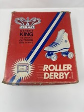 Vintage Black Roller King Sz7 Roller Derby Skates