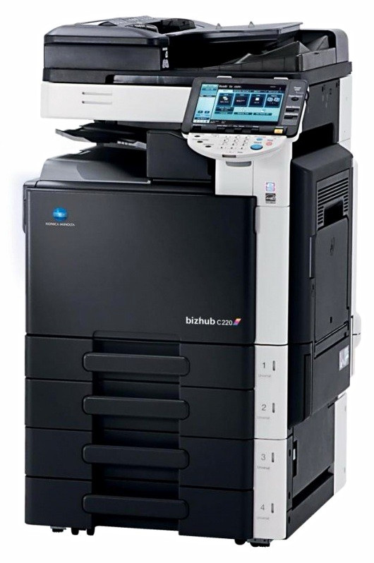 Konica Minolta Bizhub bizhub C220 Color Multifunction Copier Printer Scanner