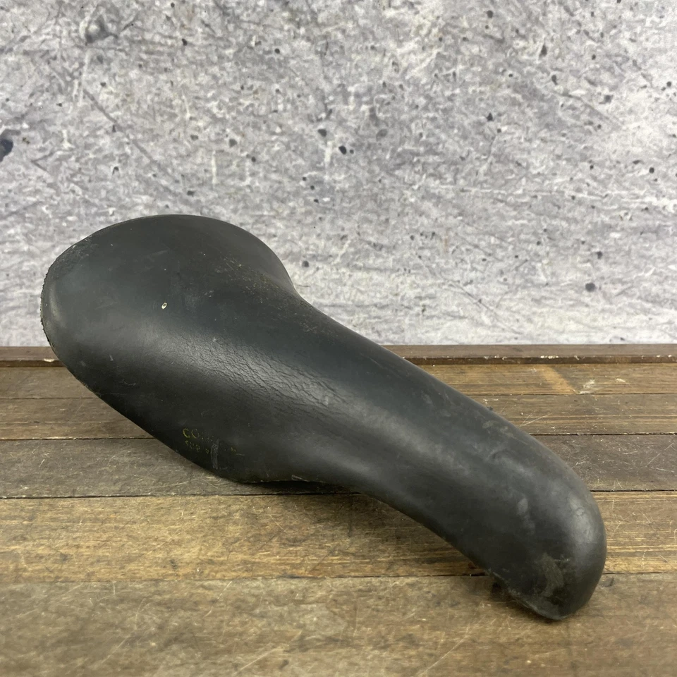 Vintage Selle San Marco Concor Saddle Seat Black Road Bike Steel Rails 355g - Image 4 of 4