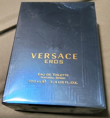 Versace Eros Eau de Parfum Men Natural Spray, 3.4 oz (100ml)