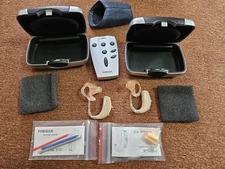 Hearing Aids Phonak Savia 211 dSZ,  Right & Left , Case,  Plus Accessories Lot!