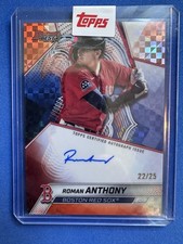 Roman Anthony 2025 Bowman’s Best Early Form Orange X-Refractor Auto /25 Red Sox