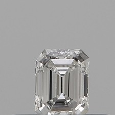 Setting Loose Emerald Cut Natural GIA CERTIFIED Diamond 0.18 Ct F/SI Clarity 861.00 per carat