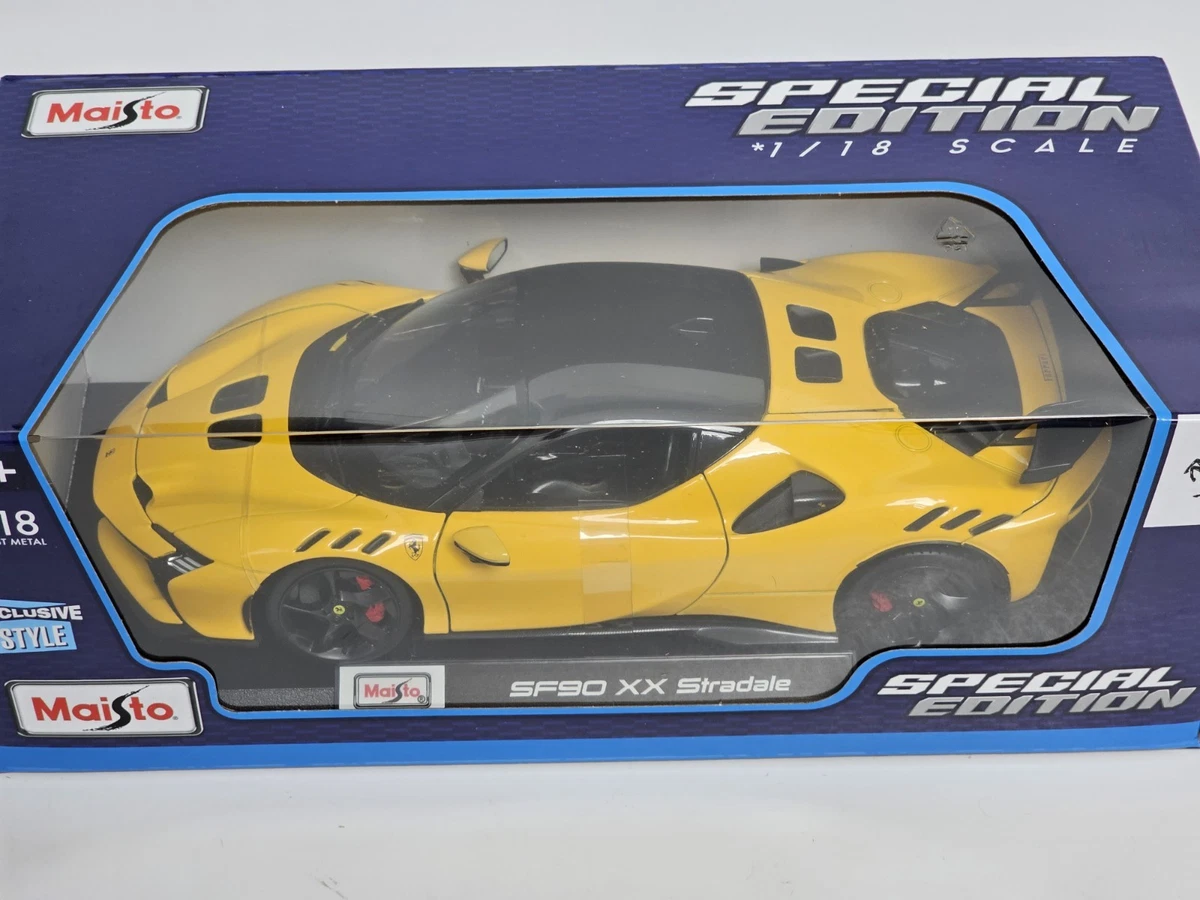 Maisto 1:18 Ferrari SF90 XX Stradale Yellow Exclusive Style Special Edition
