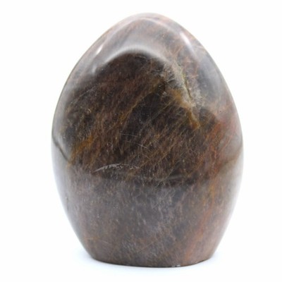 Natürlicher schwarzer Mondstein 400gr 90mm Madagaskar