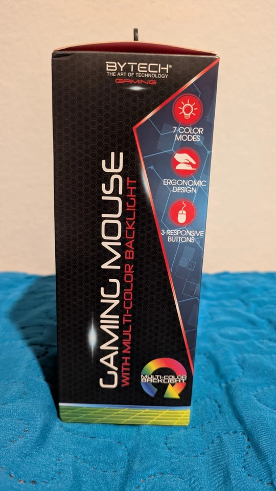 Bytech Gaming Mouse with Multi-Color LED and 3 Buttons - Image 3 of 4