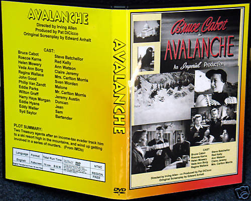 AVALANCHA - DVD - Bruce Cabot, Roscoe Karns - Imagen 1 de 1