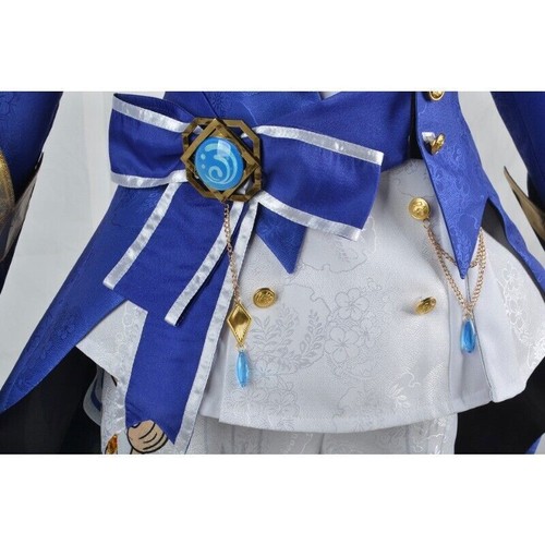 Focalors Genshin Impact Game Cosplay Costume Jumsuit Stage Women and Men Perform - Picture 14 of 23