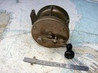 Antique Pflueger PONTIAC SALT WATER REEL  LEATHER THUMB DRAG 12 Photos-PATD 1907 — photo 5