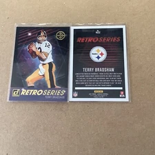 Terry Bradshaw Retro Series 2021 Panini Donruss #RS22 Pittsburgh Steelers A-55