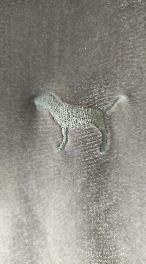 UNDERCOVER Felpa con cappuccio Victoria's Secret rosa velluto ritagliato taglia M UK 12 14