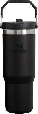 STANLEY IceFlow Edelstahl Becher mit Strohhalm, vakuumisoliert, auslaufsicher