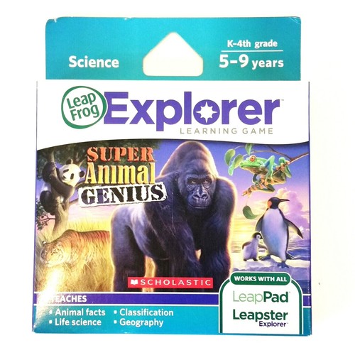 LeapFrog Super Animal Genius per LeapPad Leapster Explorer Scienza K-4° grado - Foto 1 di 2