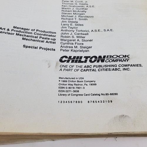 Chiltons Auto Repair Manual 1983-1990 Covers Chrysler Ford GM AMC/Jeep - Picture 9 of 12