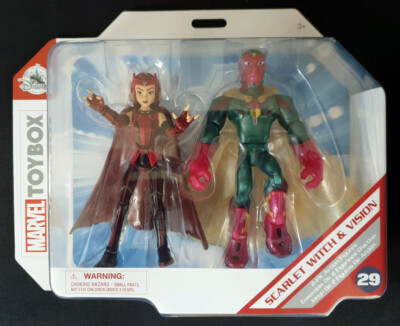 SCARLET WITCH & VISION DISNEY MARVEL TOYBOX NO. 29 - 13,5 CM 5,5'' - OVP SELTEN