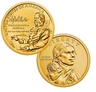 2022 Native American Dollar 24K Gold Plated