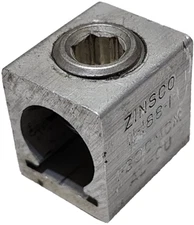 Zinsco II-I88-I Mechanical Lug, Aluminum Alloy I-300MCM, AL-CU - 1''x3/4''x1''