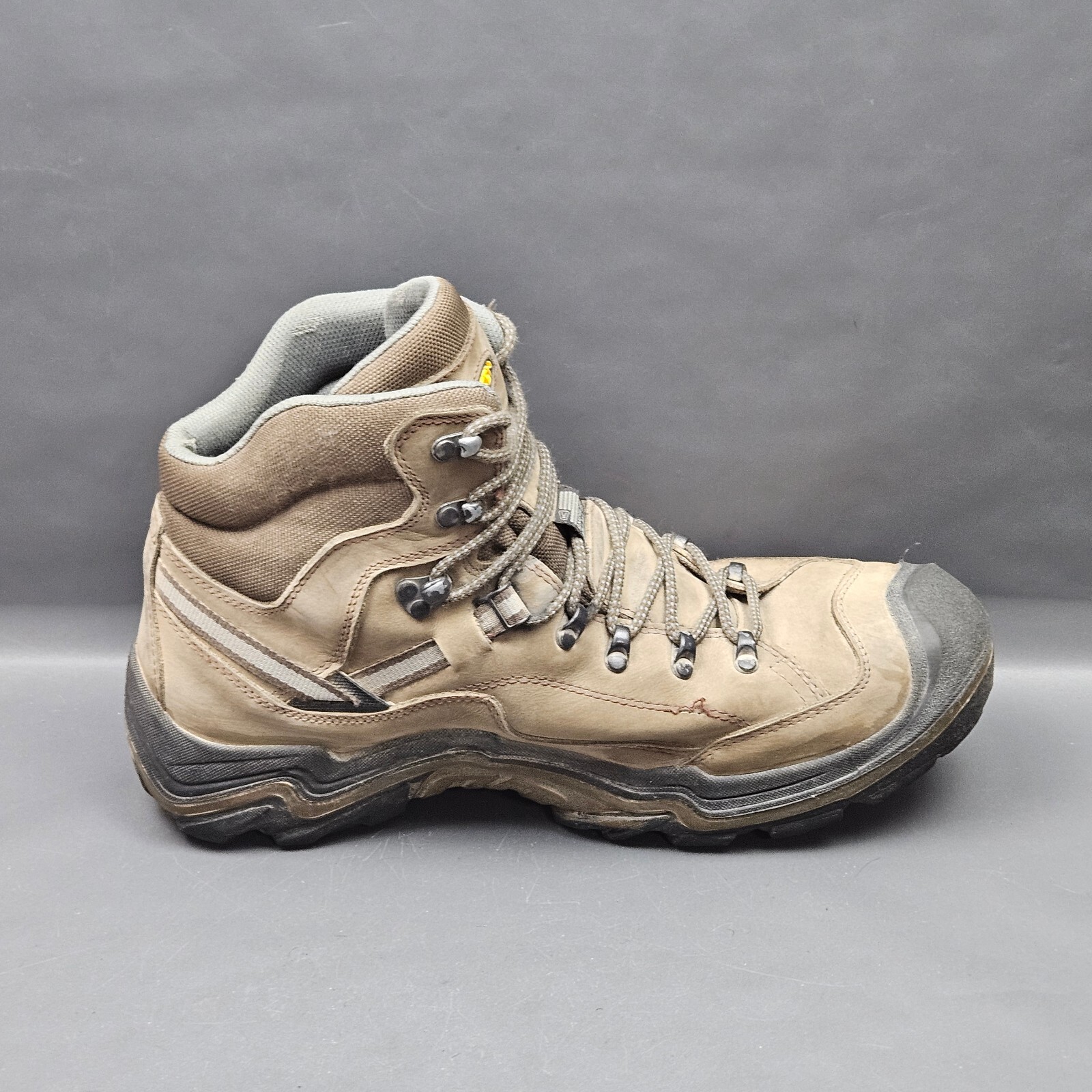 Stivali Keen Durand II da uomo taglia 14 in pelle marrone impermeabili scarpe da trekking