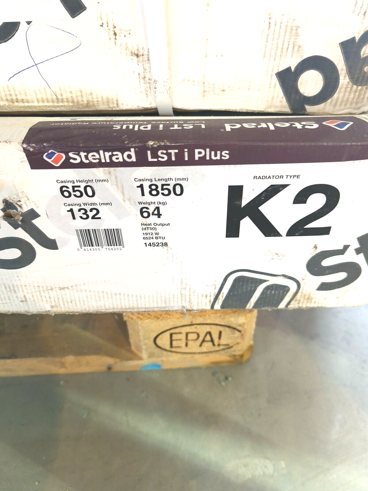LST Radiator Stelrad LST i Plus K2 650mm x 1850mm Low Surface Temperature  Safety | eBay