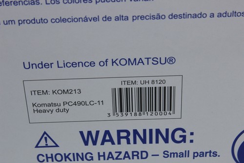 UH 8120 Komatsu Excavator Crawler PC 490 LC 11 1:50 New In Original Packaging - Picture 3 of 10