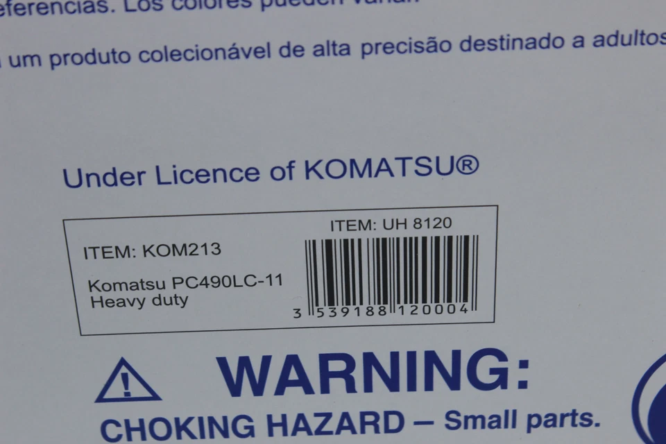 Excavadora sobre orugas UH 8120 Komatsu PC 490 LC 11 1:50 nueva en embalaje original Foto 3 de 4