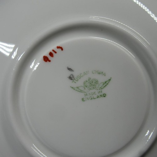 Tuscan China - Pale Blue and White Chelsea Bird - 6 Cups, 6 Saucers - Picture 7 of 7