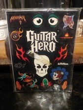 XBOX 360 Guitar Hero World Tour Decals, Stickers Set w/ Game Instructions Packet