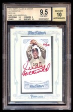BGS 9.5 10 JUAN MARICHAL 2013 ALLEN & GINTERS AUTO RED INKS /10 AUTOGRAPH  HOF