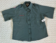NEW BSA Venture Boy Scouts Venturing Ladies Plus Size 1X Uniform shirt Vent Snap