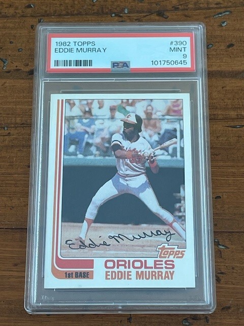 1982 Topps Eddie Murray #390 PSA 9 MINT *SUPER SHARP*