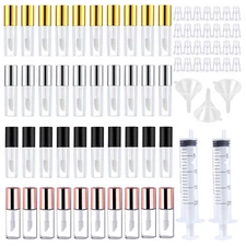 1.2 Ml Pretty Empty Lip Gloss Tubes Containers Set Clear Mini Refillable