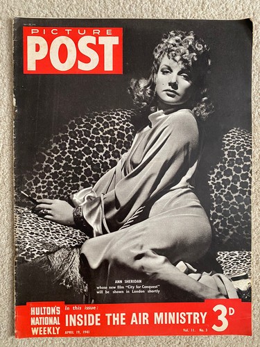 Picture Post 19th April 1941 Ann Sheridan