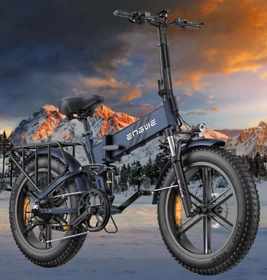 ENGWE 20'' Fat Biciclette elettriche Electric Bike For Adults Foldable E-bike