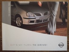 NISSAN ALMERA TINO orig 2004 UK Mkt Prestige Sales Brochure