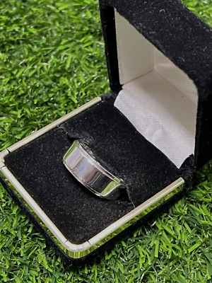 Size 9 Tiffany & Co Metropolis Ring Screw Band Mens Unisex in