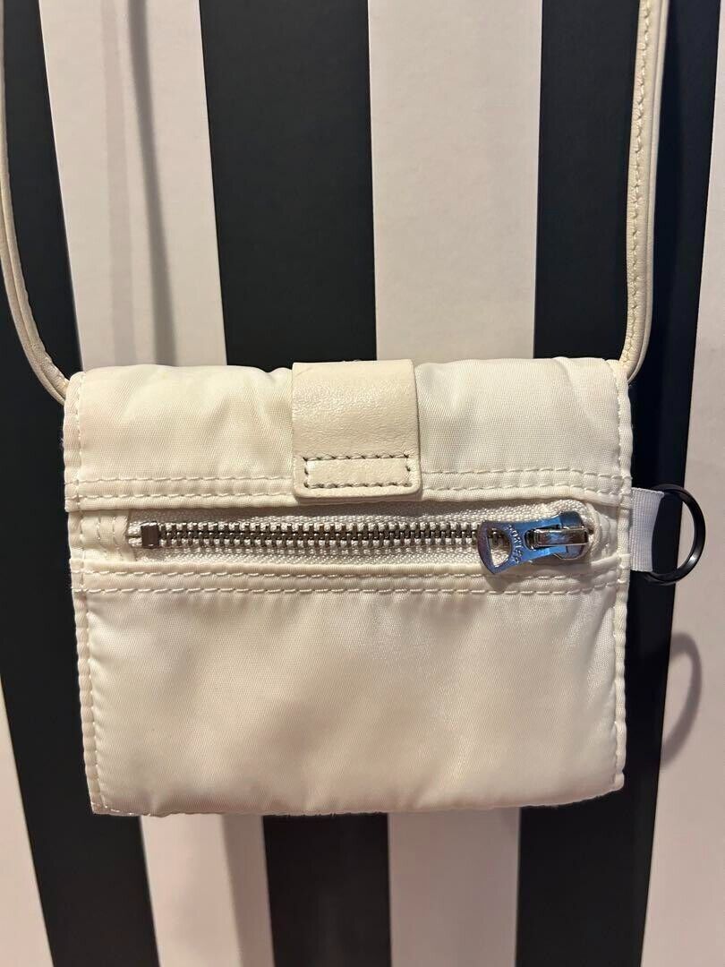 PORTER x TOGA ARCHIVES Shoulder Wallet White Bag Used F/S