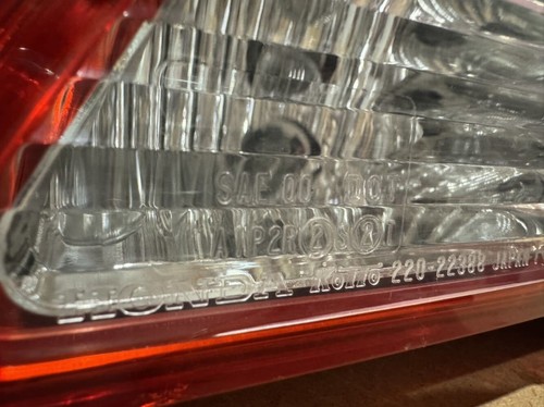 HONDA Genuine INTEGRA TYPE-R DC5 REAR TAIL LIGHTS Set ACURA RSX - Picture 9 of 9
