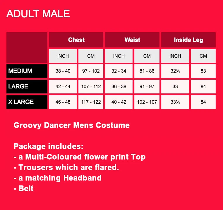 Para Hombres 60s 70s 1960s Hippie Groovy Disfraz Halloween Retro Hippy Disco Vestido Elegante Foto 2 de 4