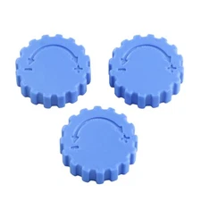 Dillon Powder Measure Powder Adjustment Knob Set of 3 - Blue