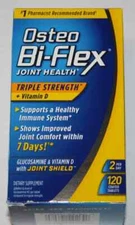 Osteo Bi-Flex Triple Strength + Vitamin D 120 Coated Tablets Exp 03/2027 NEW