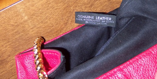 Liz Claiborne Purse Crossbody Shoulder Handbag Leather Accessories Red - Picture 6 of 6