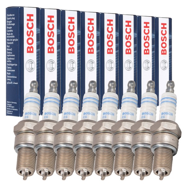8X Bosch WR8DC 0242229656 ZüNdkerze FüR Porsche 928 Land Rover Range Rover 1 2-image