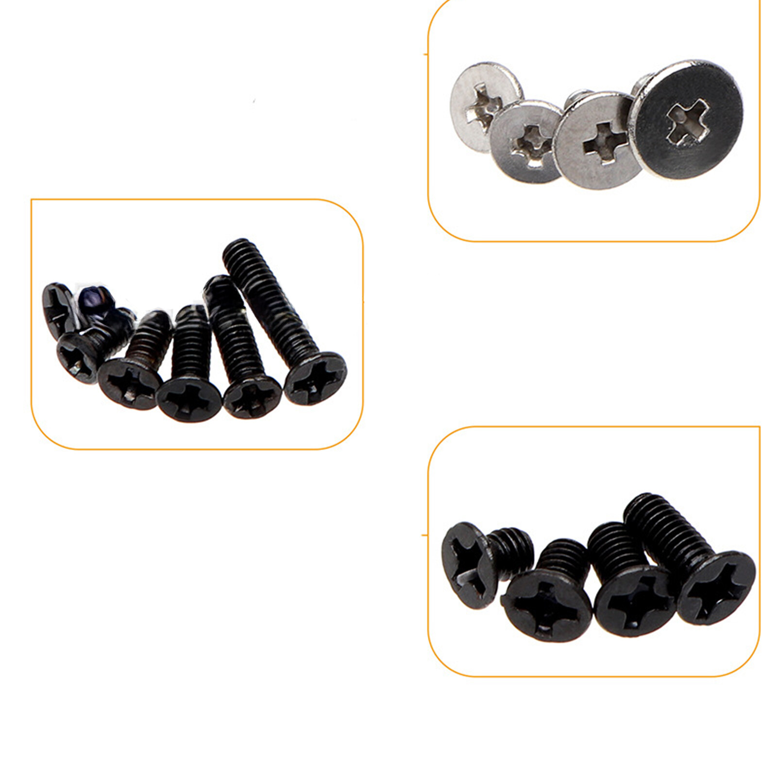 360X Universal Laptop Computer Screw Repair Kit M2-M3 For IBM HP Dell Lenovo quZ