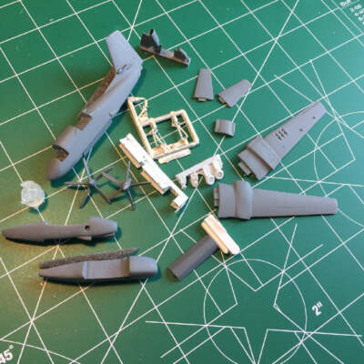 1:144th Scale Turbo Fire Bomber with Decal
