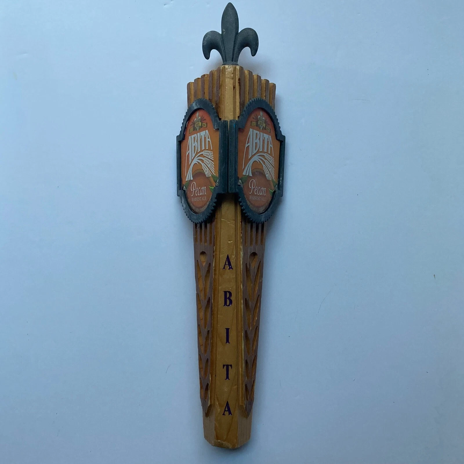 Abita Brewing Company Pecan Harvest Ale Wooden Tap Handle