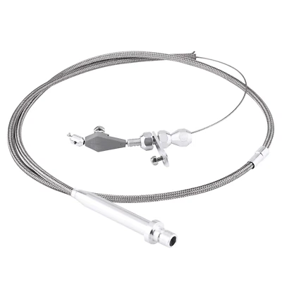 Für TH350 Edelstahl Geflochtene Getriebe Kick Down Kabel Detent Kickdown - Bild 1 von 4