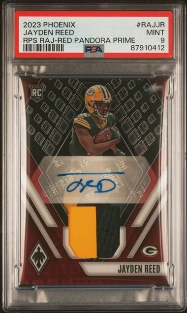 Jayden Reed Panini Phoenix Rps Rookie Auto Jersey #RAJJR Red Pandora Prime