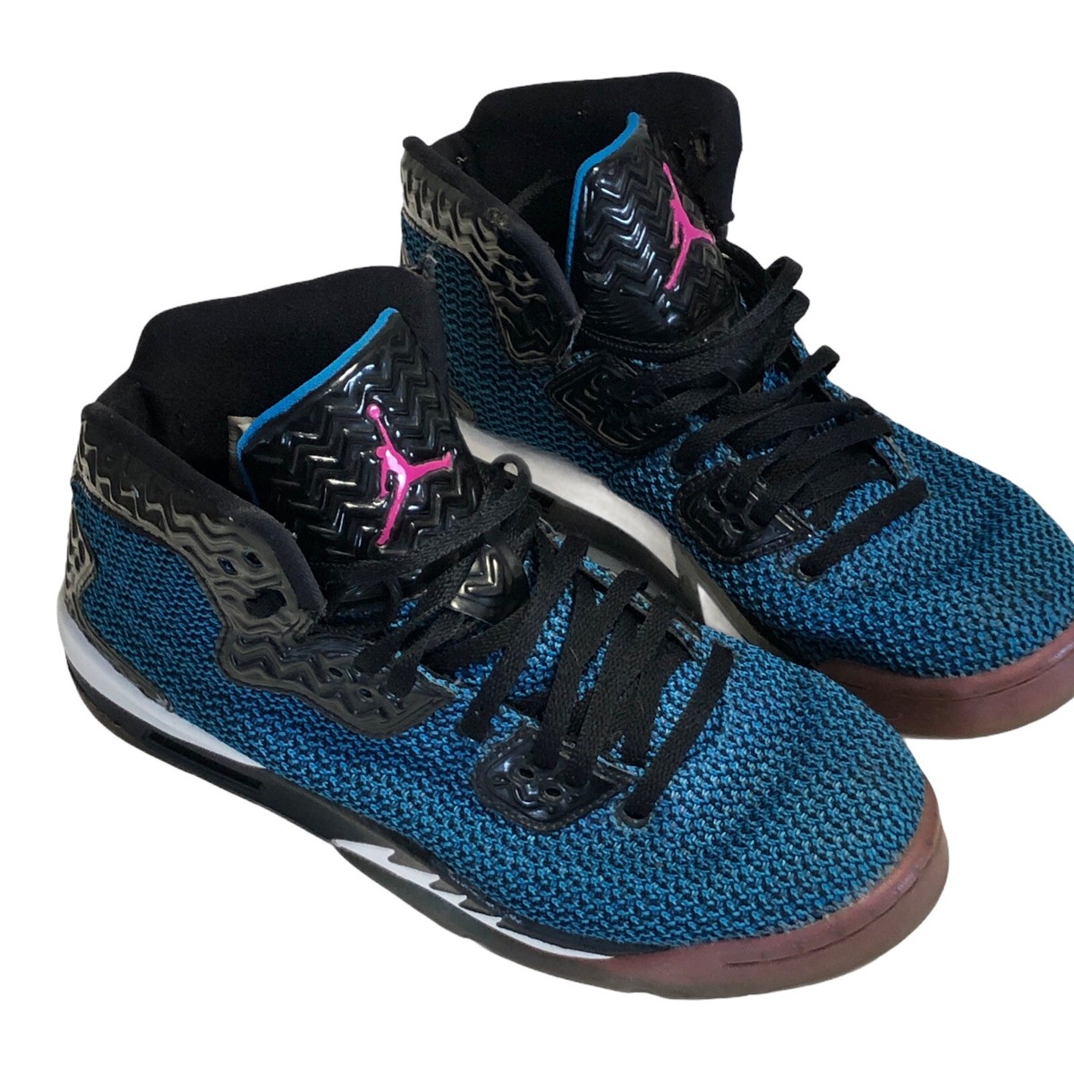 Nike Air Jordan Spike Forty BG NY SHO-NUFF BK YA-DIG Size Y7 Nike Air Jordan Spike Forty BG NY SHO-NUFF BK YA-DIG Size Y7