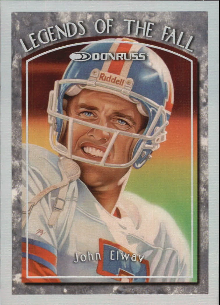 1997 Donruss Legends of the Fall Canvas #3 John Elway - NM-MT
